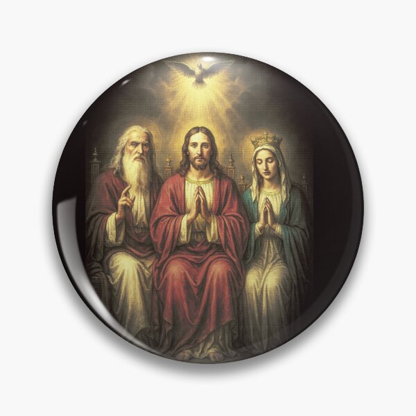 Item preview, The Trinity With the blessed Mother designed and sold by JC UNIQUE T SHIRT.