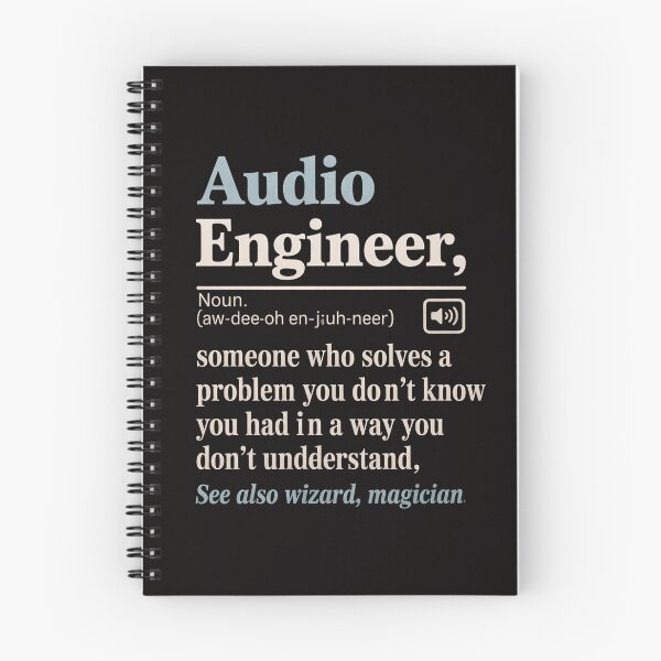 Item preview, Audio Engineer Definition Sound Technician Engineer designed and sold by ForestMmost.