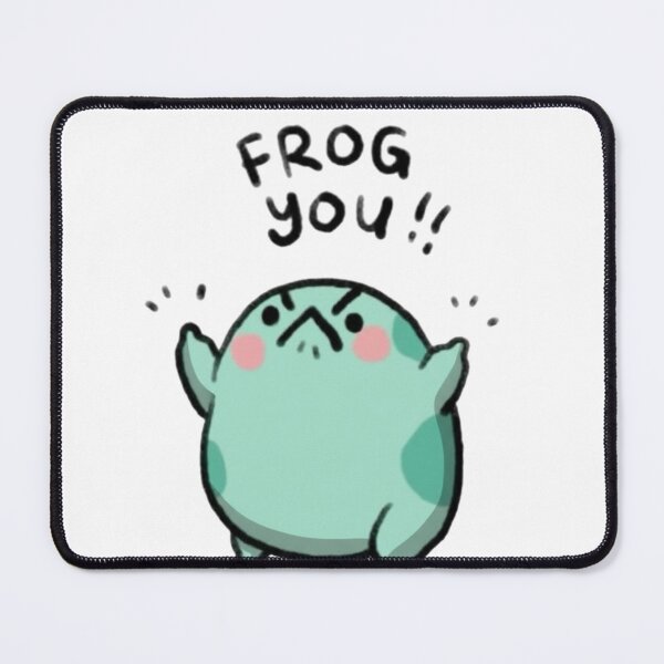 Item preview, Grumpy Frog You: Angry Frog Funny Meme designed and sold by ArtPandax.