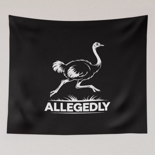 Item preview, Allegedly Ostrich Flightless Ostrich Bird Lover designed and sold by ForestMmost.