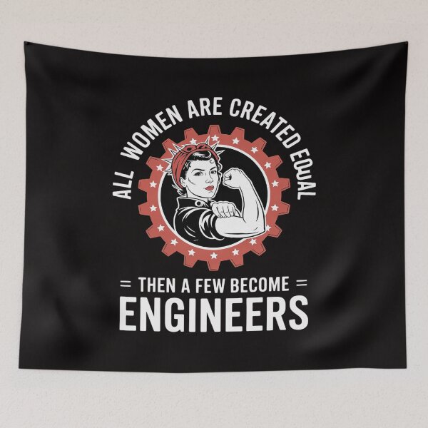 Item preview, All Women Are Created Equal - Female Engineer designed and sold by ForestMmost.
