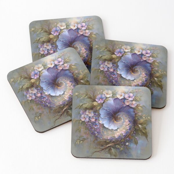 Item preview, "Spiral Bloom in the Whispering Vines" designed and sold by bloorose.