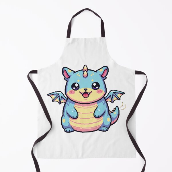 Item preview, Kawaii Baby Dragon-Puppy Hybrid – Cute Pastel Creature Sticker designed and sold by Pixel Girl Aesthetic Studio.