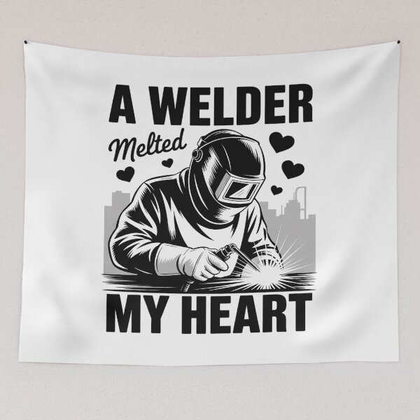 Item preview, A Welder Melted My Heart  For Wife Girlfriend designed and sold by MelSurf.