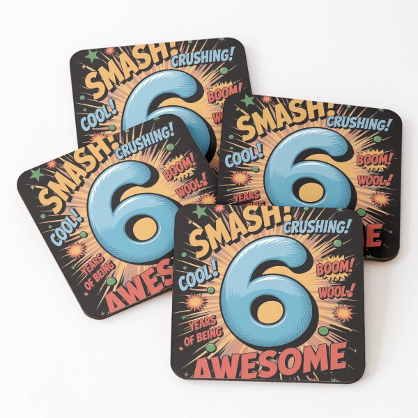 Item preview, 6th Birthday Comic Awesome Since 2017 6 Year Old Boy designed and sold by MelSurf.