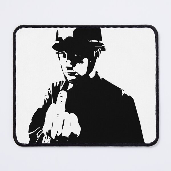Item preview, Rude Policeman Silhouette – Funny Offensive Gesture Art designed and sold by jakethenerd.