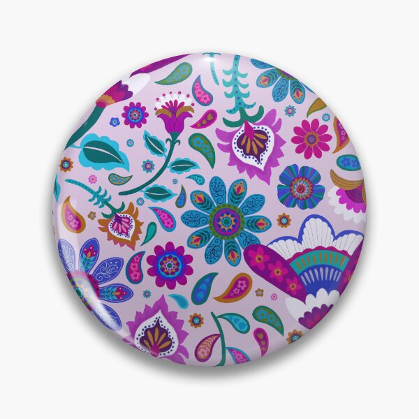 Item preview, Bright and Boho floral designed and sold by Janet Broxon.