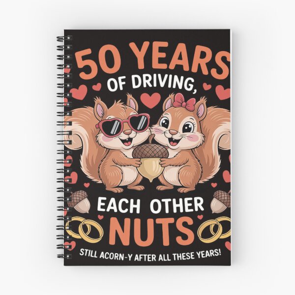 Item preview, 50th Wedding Anniversary 50 Years Of Driving Each Other Nuts designed and sold by MelSurf.