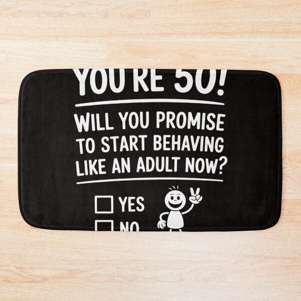 Item preview, 50th Birthday Gag Gift Idea 50 Years Old Joke Present designed and sold by MelSurf.