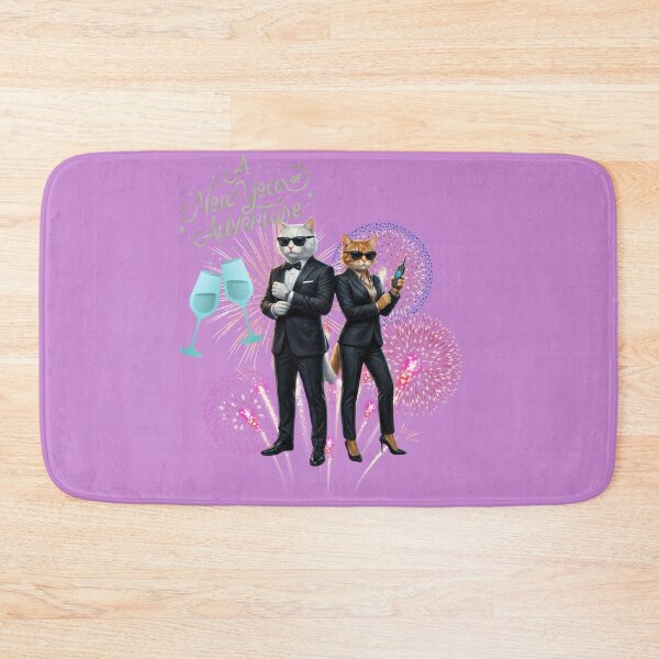 Item preview, Secret Agent Cat Couple | A New Year of Adventure 2026 designed and sold by E-SarnEdge.