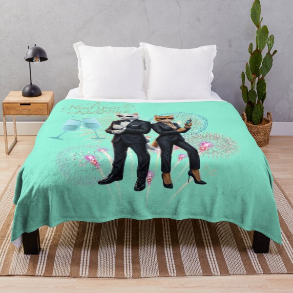 Item preview, Secret Agent Cat Couple | A New Year of Adventure 2026 designed and sold by E-SarnEdge.