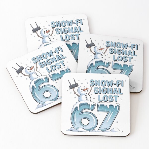 Item preview, Snow-Fi Signal Lost 6-7 – Funny Snowman WiFi Error Design designed and sold by CalmDownZone ⭐️⭐️⭐️⭐️⭐️.