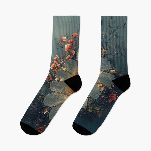 Item preview, "Golden Bloom at the Edge of Mist" designed and sold by bloorose.