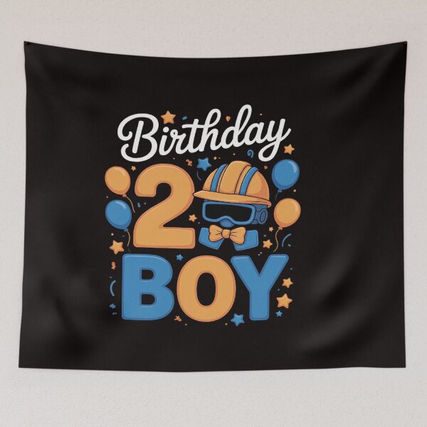Item preview, 2 Year Old Birthday Boy two Happy 2nd Birthday Boys Kids designed and sold by RatCurry.
