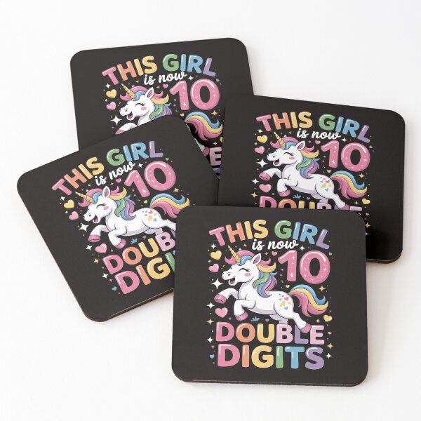 Item preview, 10th Birthday Unicorn Dab This Girl 10 Years Old Bday Party designed and sold by RatCurry.