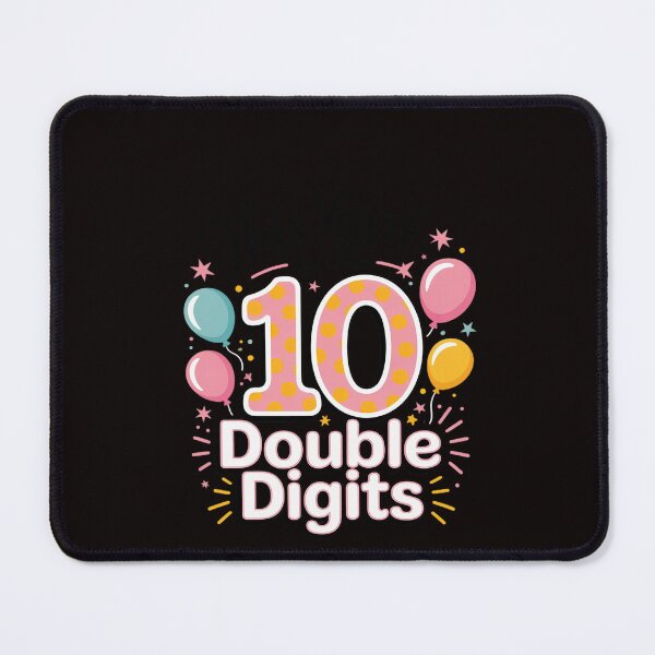 Item preview, 10th Birthday Gifts This Girl Is Now 10 Double Digits designed and sold by RatCurry.