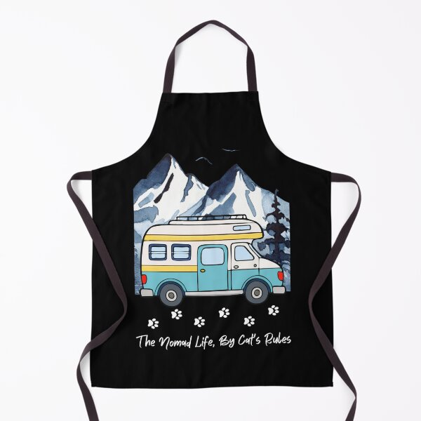 Artikelvorschau, Das Nomadenleben nach Katzenregeln. Witziges Wohnmobil- und Katzen-Design. entworfen und verkauft von SofikoDesigns.