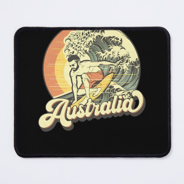 Item preview, Australia-Vintage-Surfer-Retro-Vacation-Souvenir designed and sold by RICHARDMARTYN.