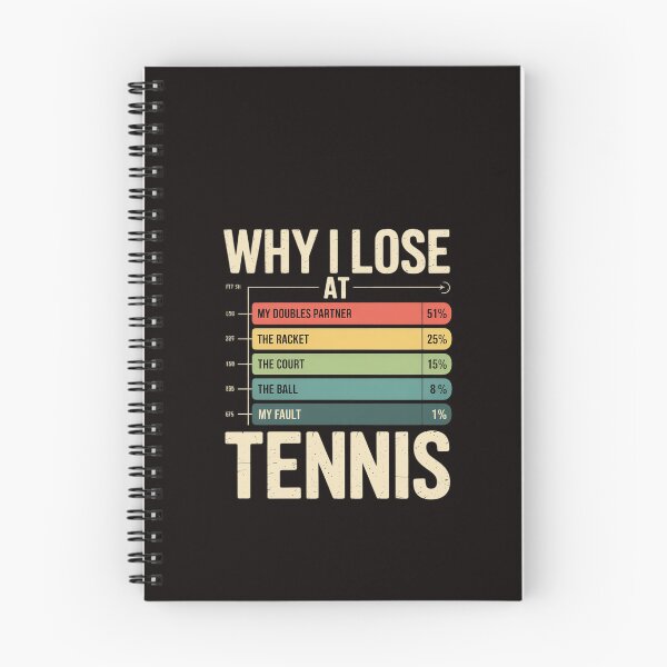 Item preview, Why I Lose At Tennis Humor Tennis Player Lover Quote designed and sold by RatCurry.