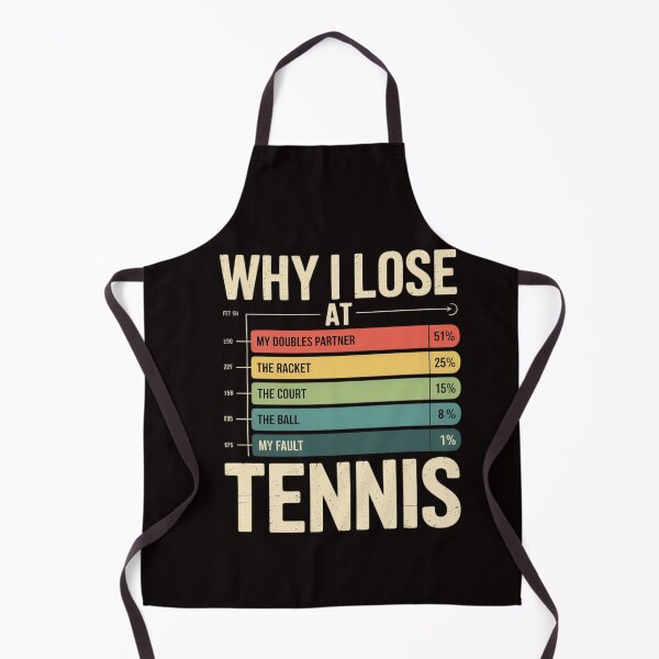 Item preview, Why I Lose At Tennis Humor Tennis Player Lover Quote designed and sold by RatCurry.