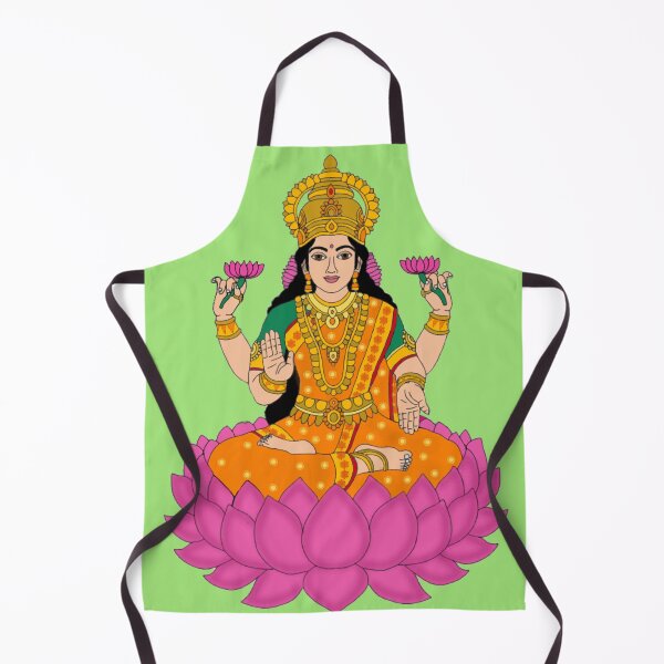 Item preview, Goddess Lakshmi Drawing – Divine Hindu Art Illustration designed and sold by Harshit_Digital_Arts.