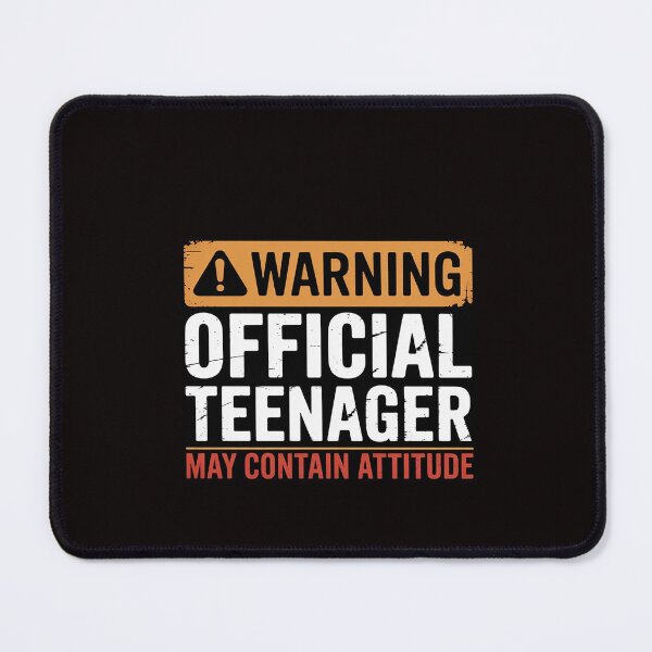 Item preview, Warning Official Teenager Attitude 13th Birthday Boys Girls designed and sold by RatCurry.
