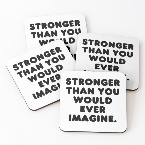 Item preview, STRONGER THAN YOU WOULD EVER IMAGINE. designed and sold by successmom.