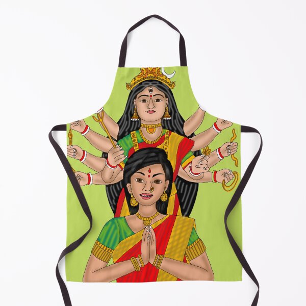 Item preview, Goddess Durga Art – Divine Shakti Illustration designed and sold by Harshit_Digital_Arts.