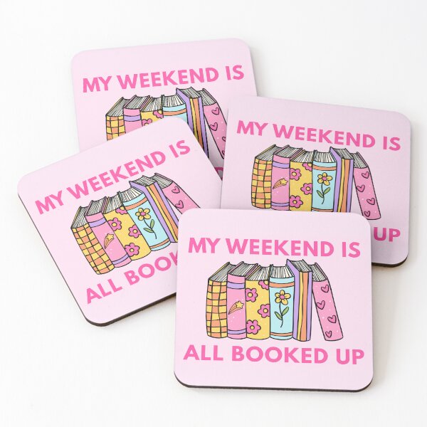 Item preview, my weekend is all booked up pink designed and sold by Devin Moore.