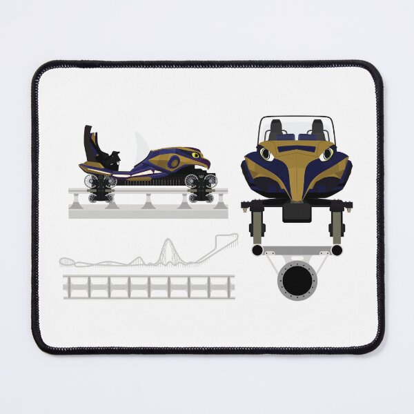 Item preview, Falcon's Flight Six Flags Quiddiya Train Design designed and sold by CoasterMerch.