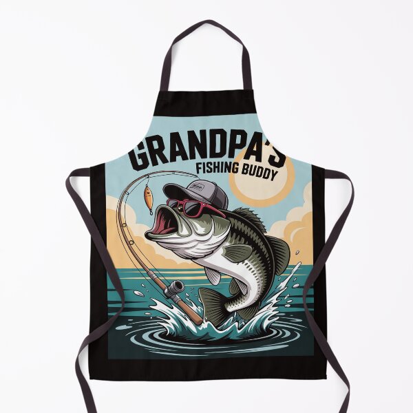 Item preview, Toddler Boy Grandpa Fishing Buddy Bass Fisherman Youth designed and sold by LapFemile.