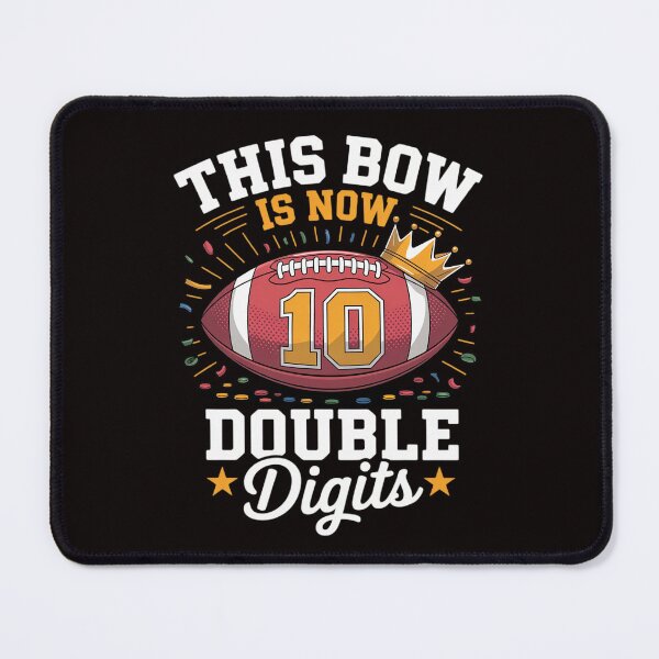 Item preview, This Boy Now 10 Double Digits Football 10 Years Old Birthday designed and sold by LapFemile.
