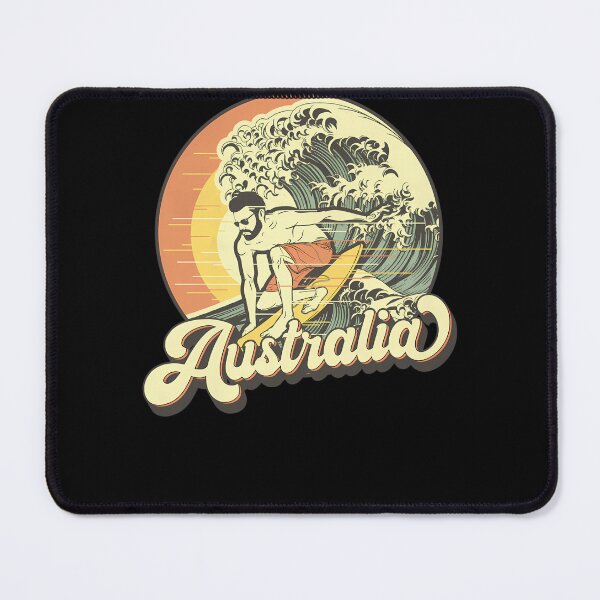 Item preview, Australia-Vintage-Surfer-Retro-Vacation-Souvenir designed and sold by QianxiWan.