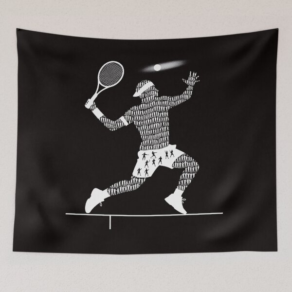 Item preview, Tennis Positions Player Balls Racket Game designed and sold by LapFemile.