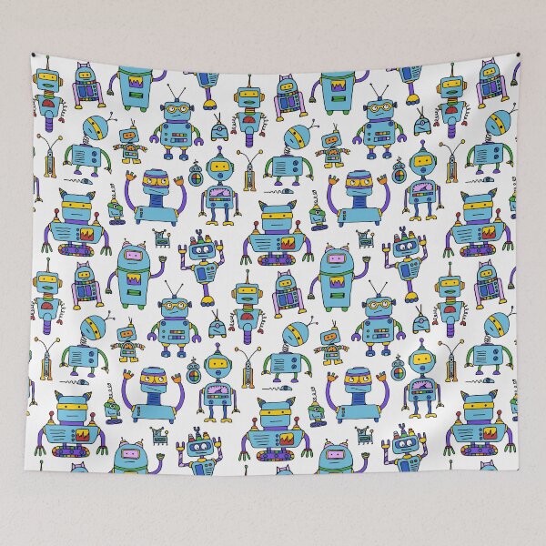 Item preview, Steampunk Robot All-Over Print designed and sold by Unhinged Heather.