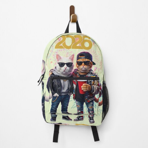 Item preview, New Year 2026 Party Cats | Cool Best Friends Celebrating designed and sold by E-SarnEdge.