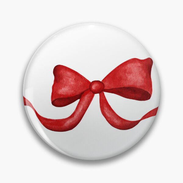 Item preview, Watercolor Red Ribbon Bow – Cute Festive Decorative Design designed and sold by EmeryJH.