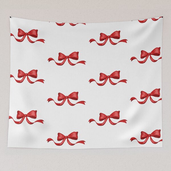 Item preview, Watercolor Red Ribbon Bow – Cute Festive Decorative Design designed and sold by EmeryJH.