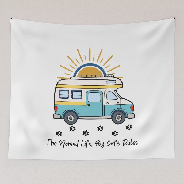 Item preview, The Nomad Life, By Cat's Rules. Funny RV and Cat design designed and sold by SofikoDesigns.