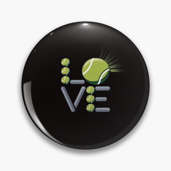Item preview, Tennis Green Player Racket Pattern Love Logo Ball designed and sold by LapFemile.