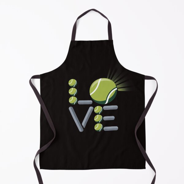 Item preview, Tennis Green Player Racket Pattern Love Logo Ball designed and sold by LapFemile.