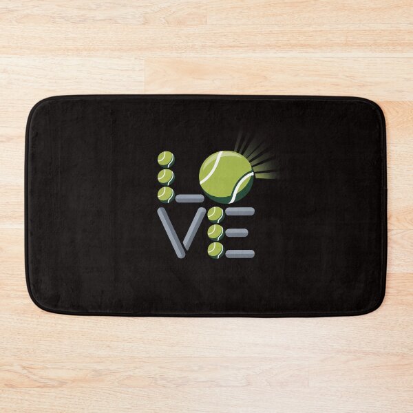 Item preview, Tennis Green Player Racket Pattern Love Logo Ball designed and sold by LapFemile.