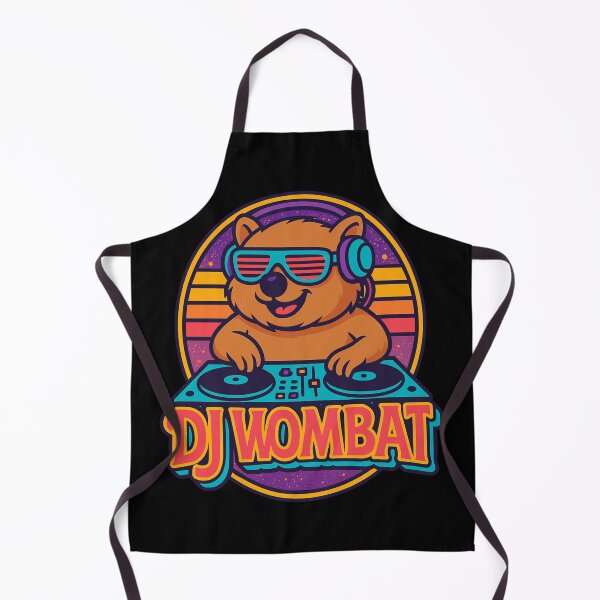 Item preview, DJ Wombat Australian EDM Animal designed and sold by pUNKnown.