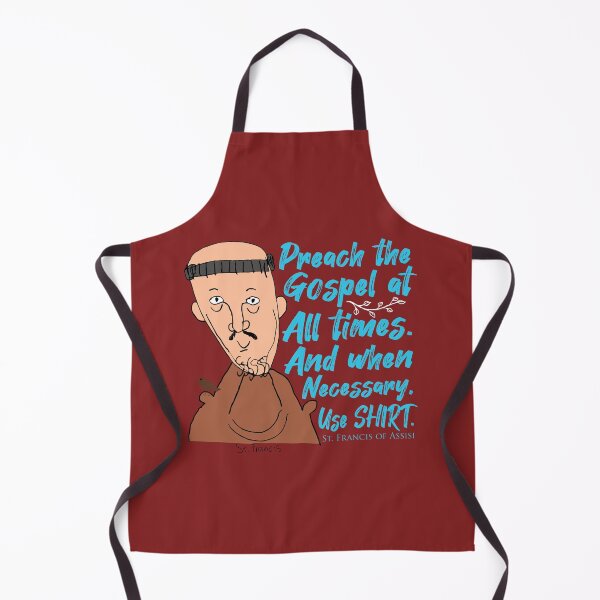 Item preview, St. Francis (Preach the Gospel at All Times quote) designed and sold by artjuniverse.