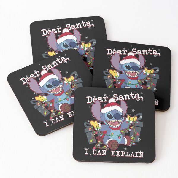 Item preview, Stitch Christmas Dear Santa, I Can Explain  designed and sold by gonyeagoensv.