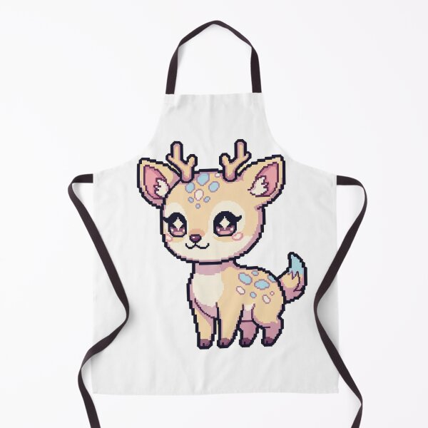 Item preview, Pastel Deer-Kitten Hybrid – Soft Kawaii Cute Creature Sticker designed and sold by Pixel Girl Aesthetic Studio.