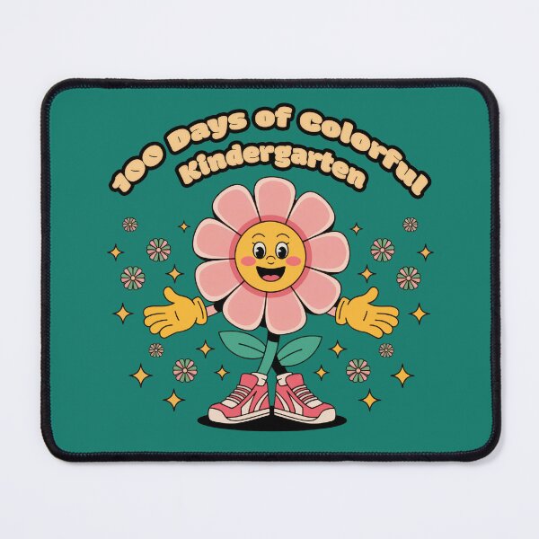 Item preview, 100 Days of Colorful Kindergarten – Fun Classroom Celebration Quote designed and sold by TextMood.