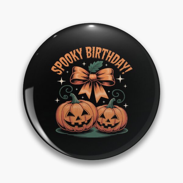 Item preview, Spooky October Birthday Pumpkin Halloween Party 2025 themed designed and sold by ShelFisher.