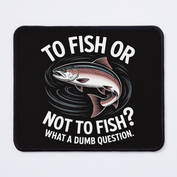 Item preview, To Fish Or Not To Fish - Fishing Lover Fisherman Angling designed and sold by ConceptThena.