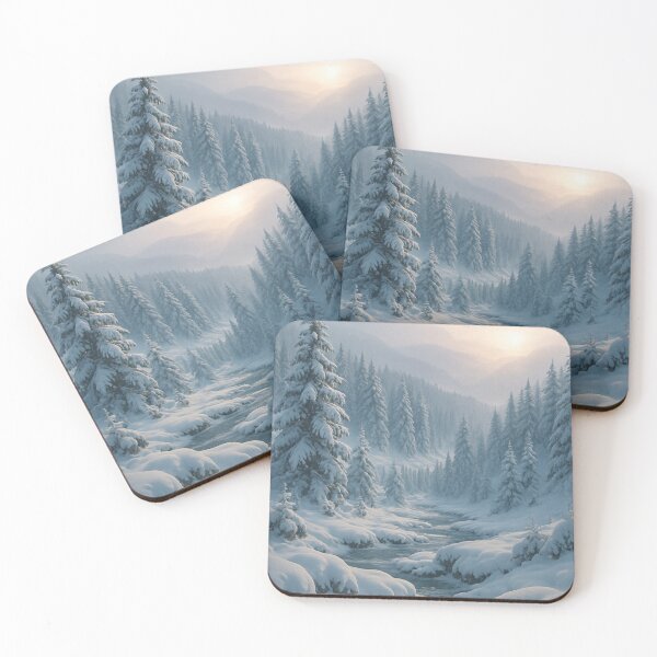 Item preview, Peaceful Winter Wonderland River  designed and sold by Eric’s Creative Corner.